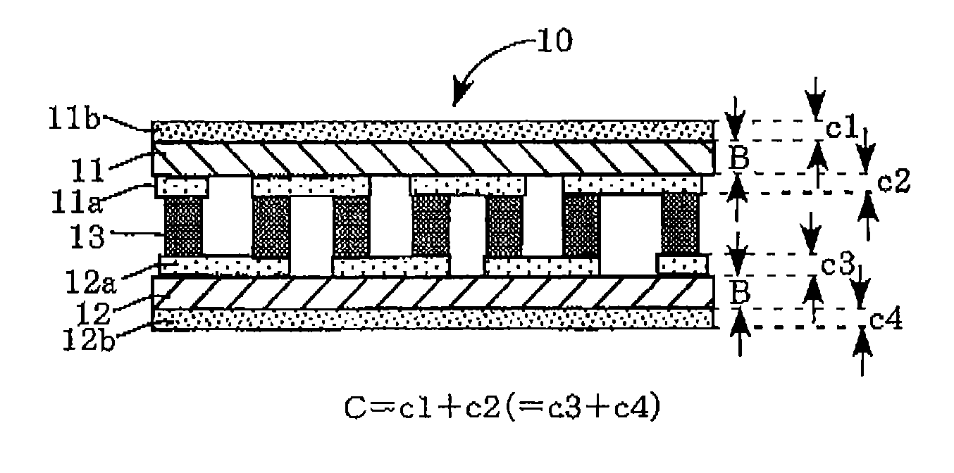 Thermoelectric module substrate and thermoelectric module using such board