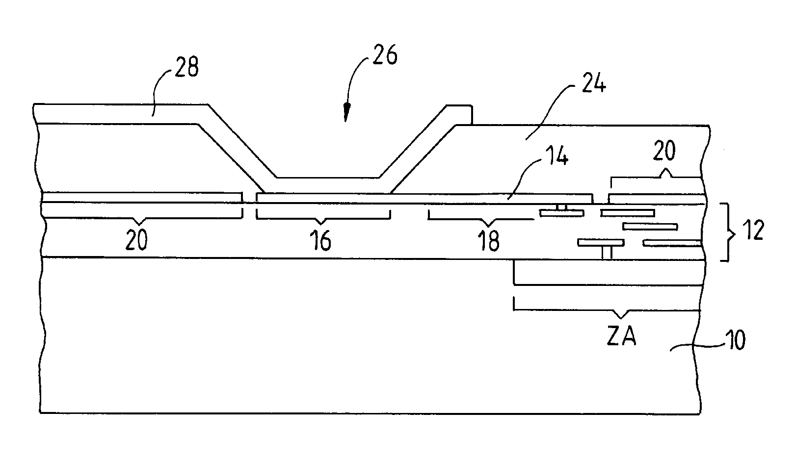 Silicon integrated circuit operating at microwave frequencies and fabrication process