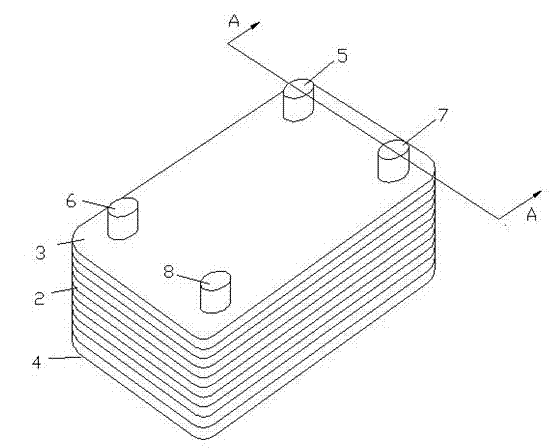 Plate-type heat exchanger with secondary throttling function