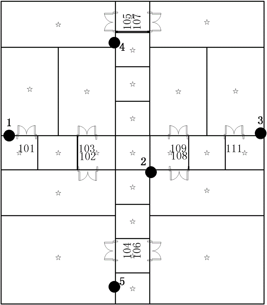 A method and device for indoor wireless positioning