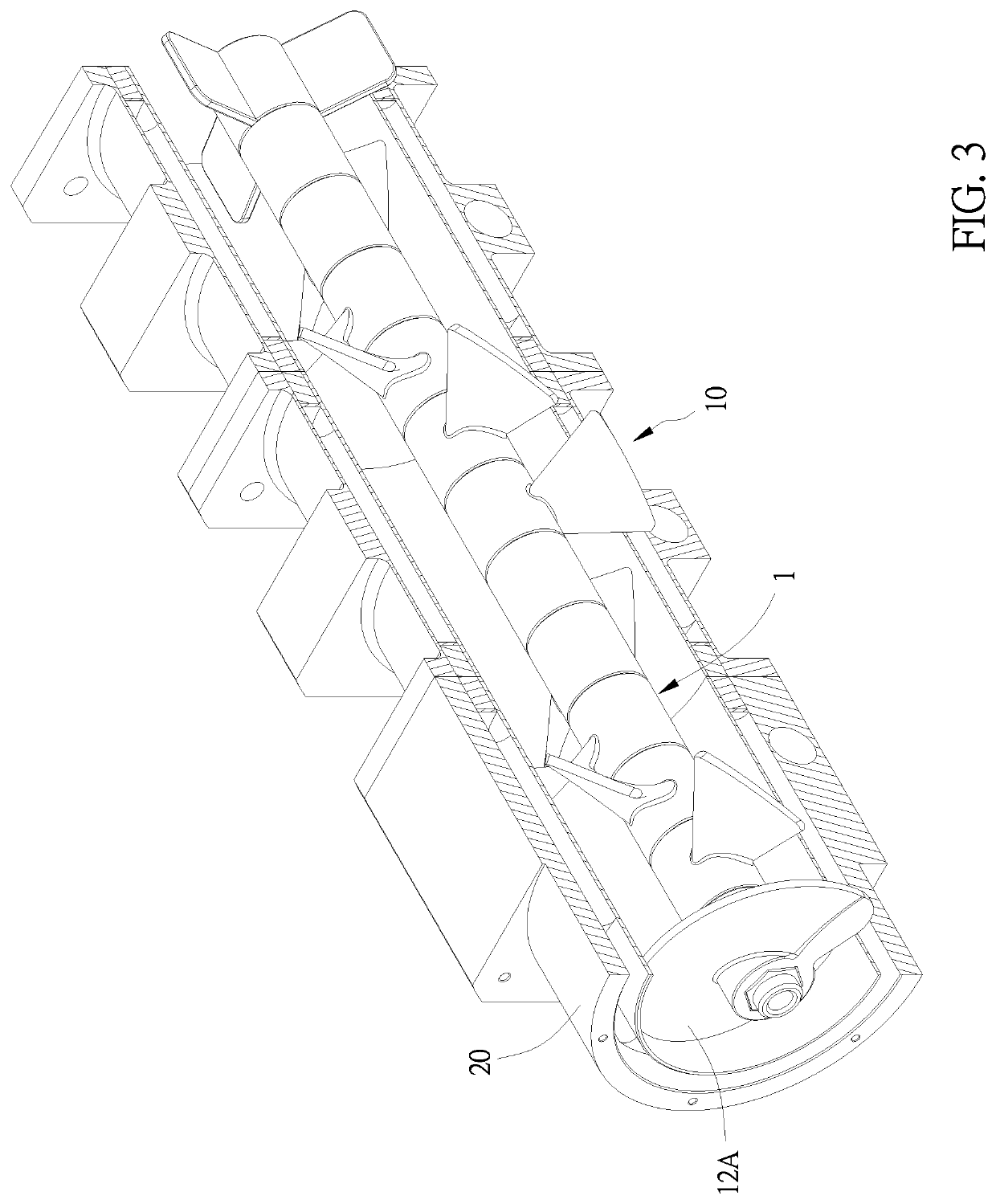 Stirring rod of hot and cold foods supplying machine and assembled stirring unit thereof