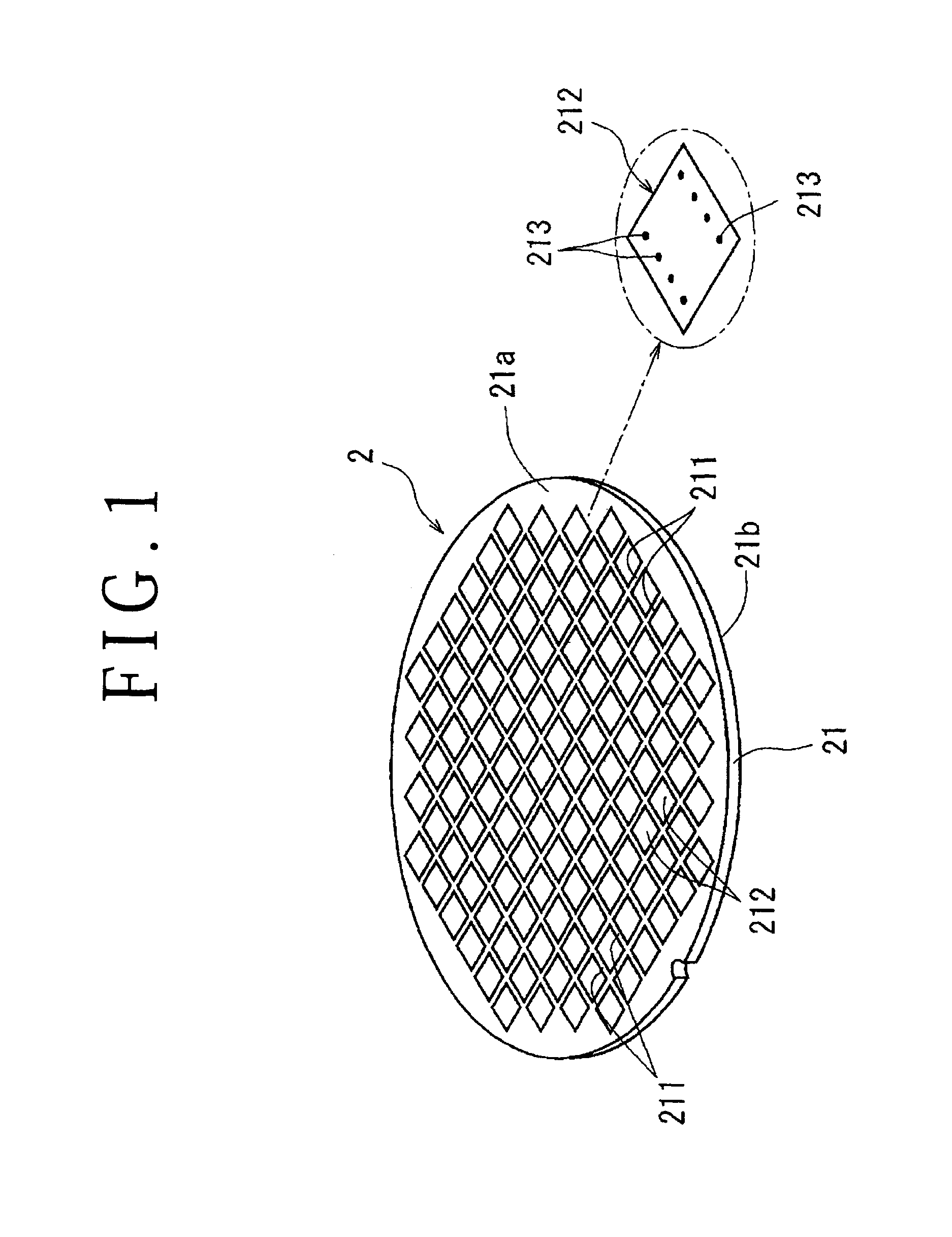 Processing method for wafer having embedded electrodes