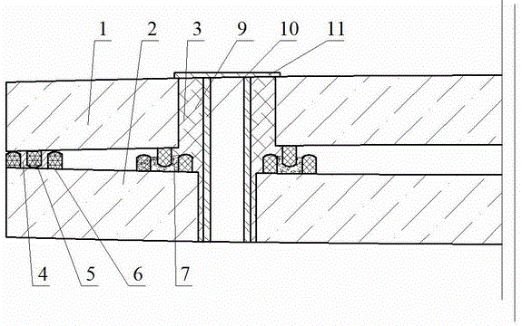 Glass welded convex vacuum glass with sealing strip and mounting holes