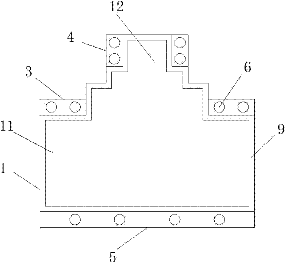 Waterproof valve protection device good in heat preservation effect