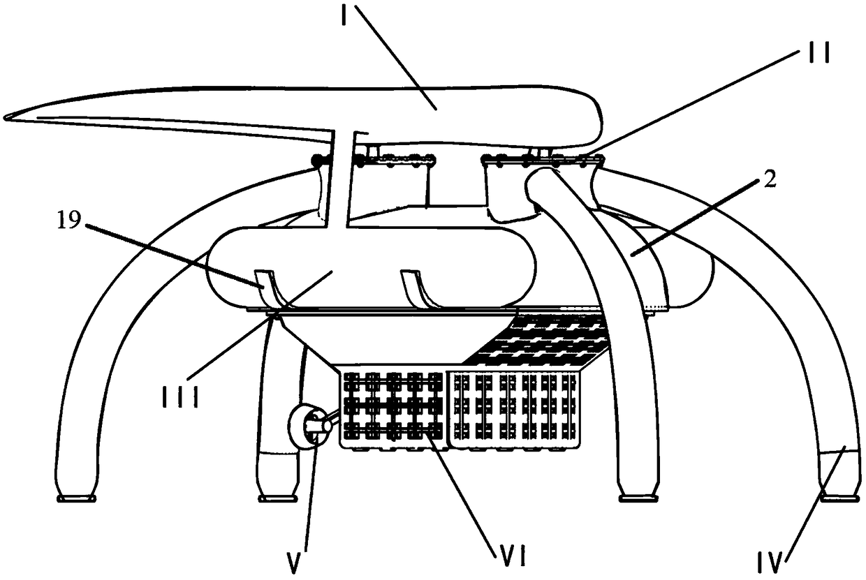 Robot for deep-sea polymetallic nodule collection and collection method