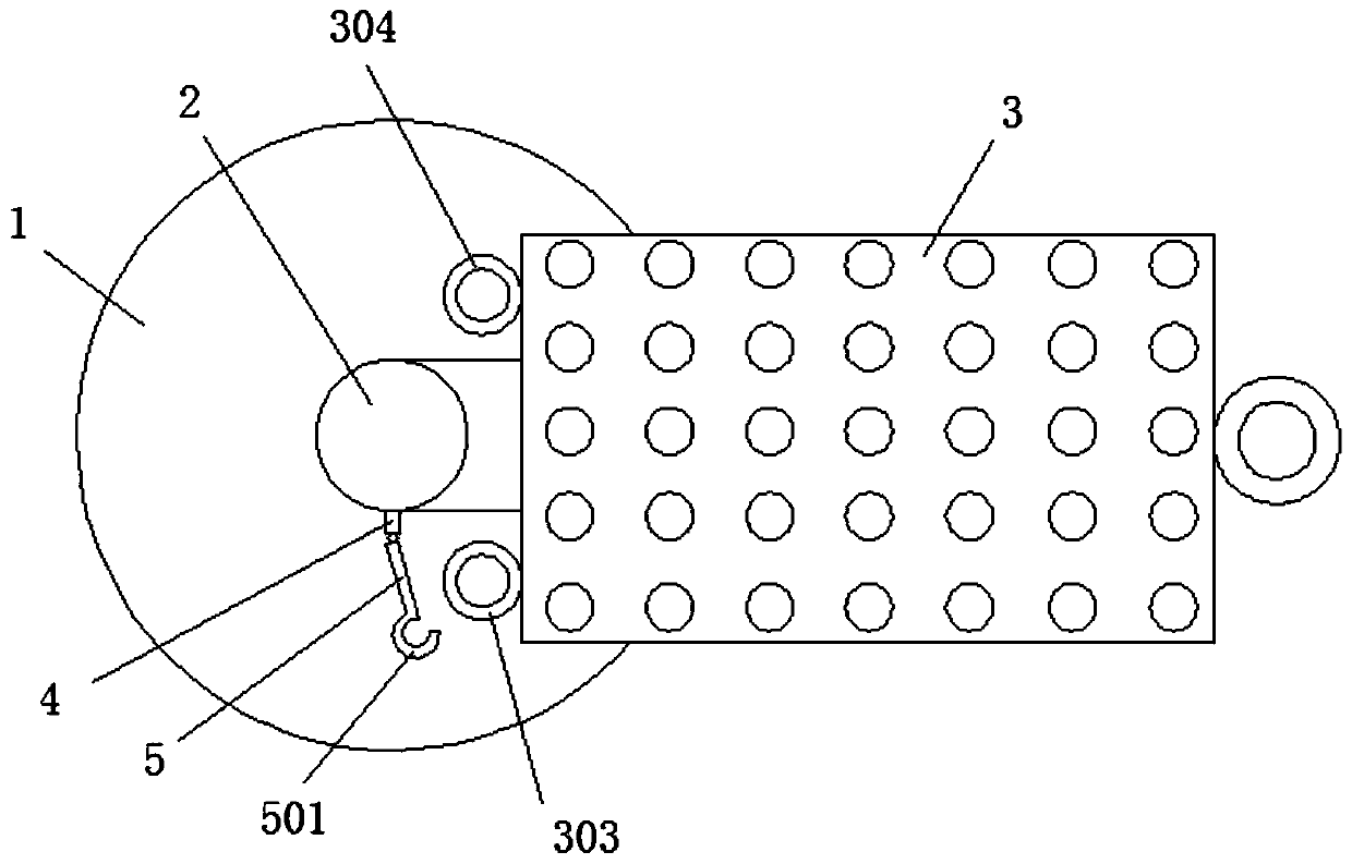 Blood storage device for medical examination