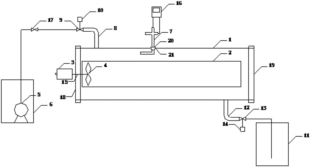 Long-distance water pipe simulator