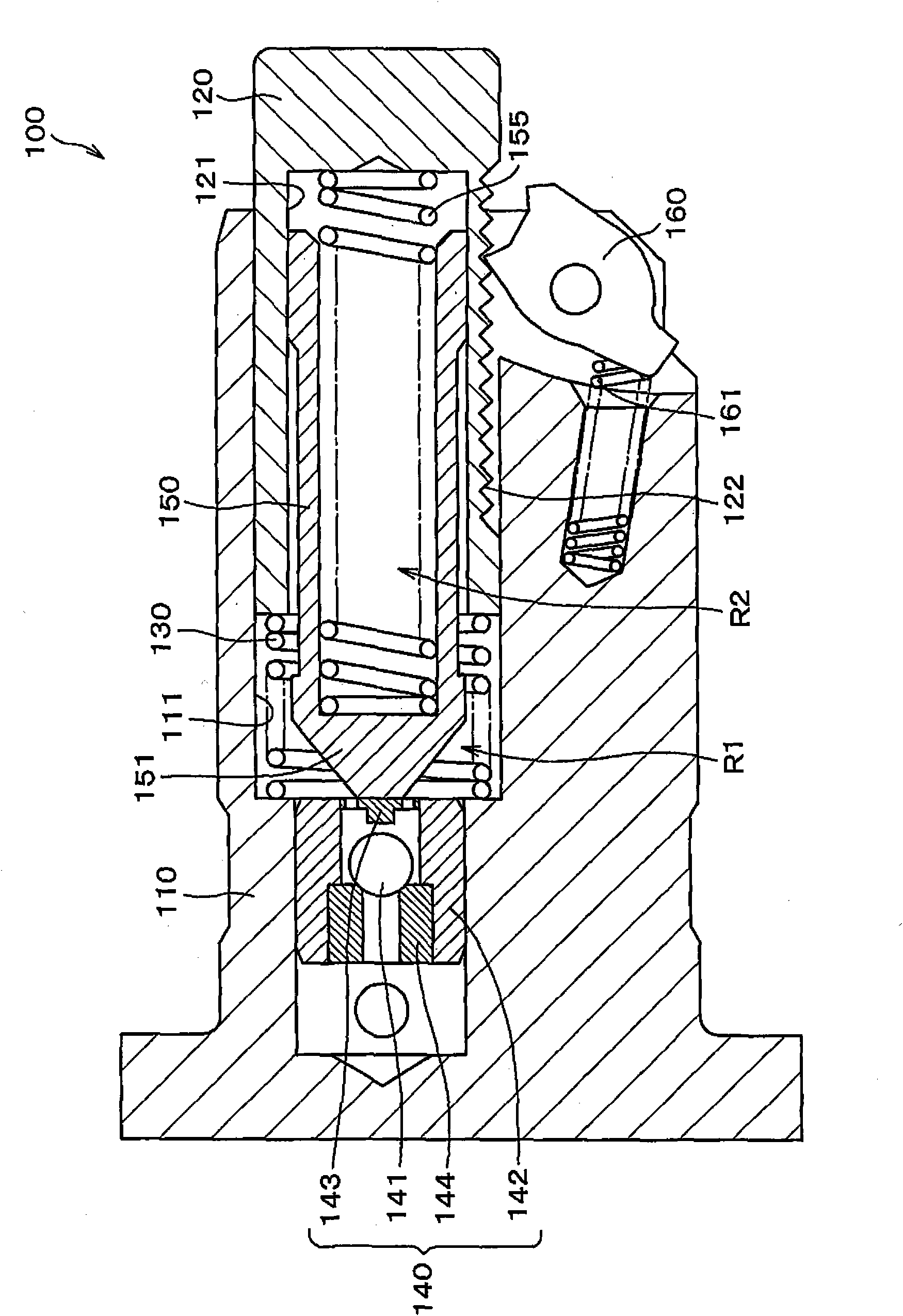 Hydraulic tension device