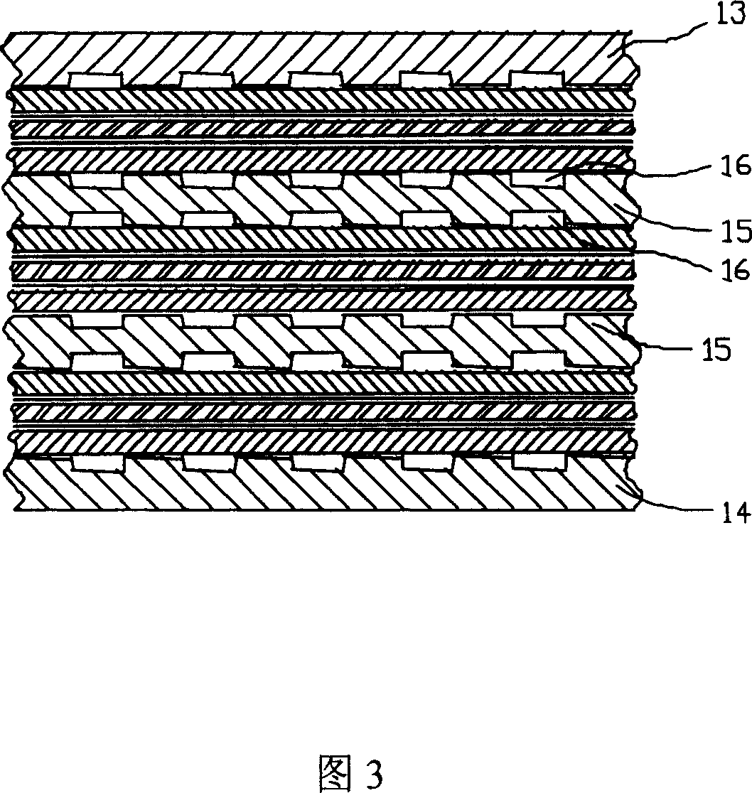 Separated area current detecting system for proton exchange film fuel cell