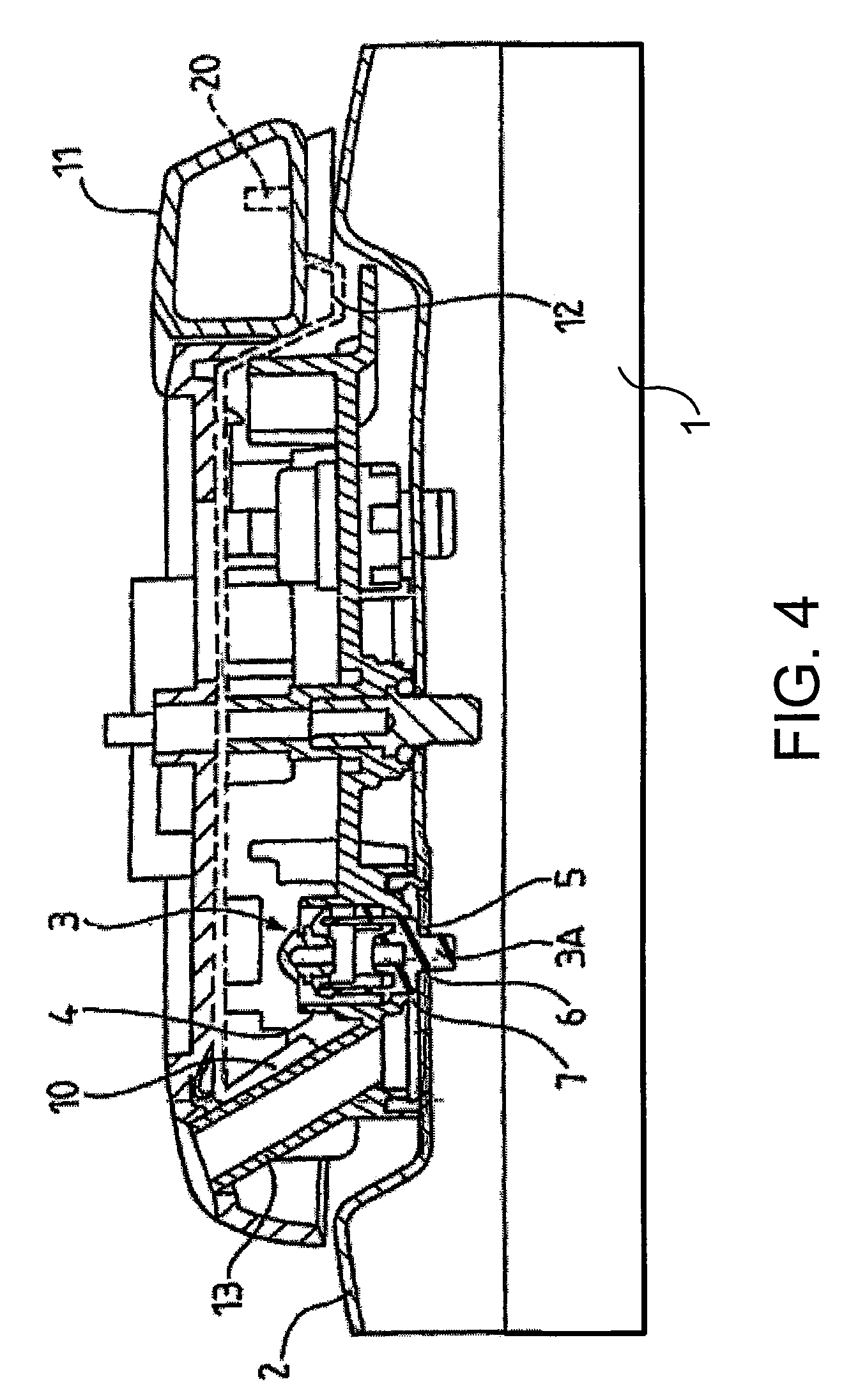 Appliance for cooking foods under pressure comprising a temperature sensor