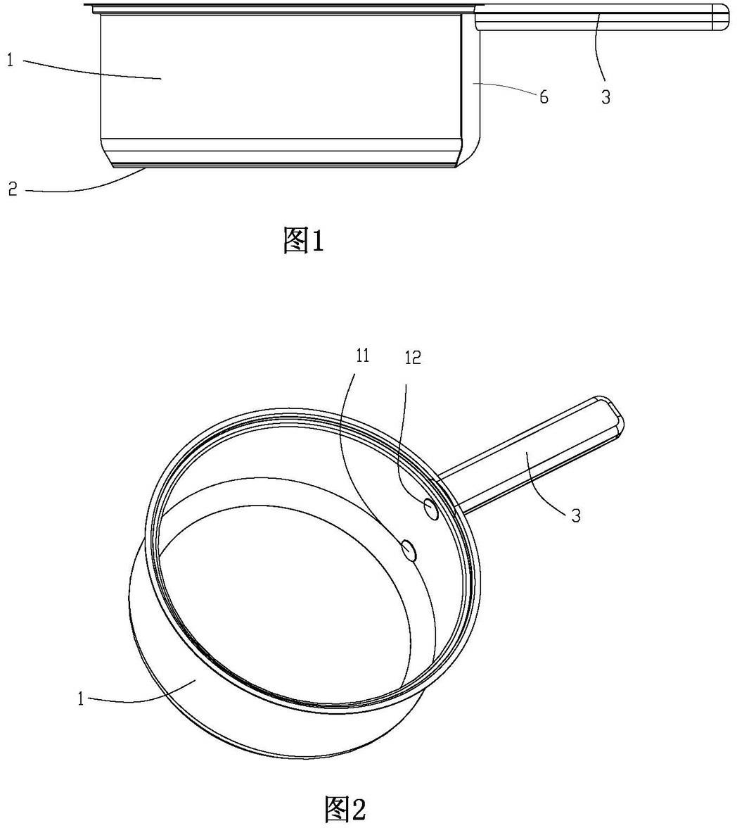 Special soup pot of electromagnetic oven