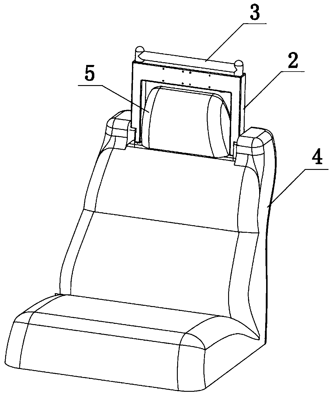 Anti-theft and anti-grabbing integrated intelligent ring taking vehicle seat as object