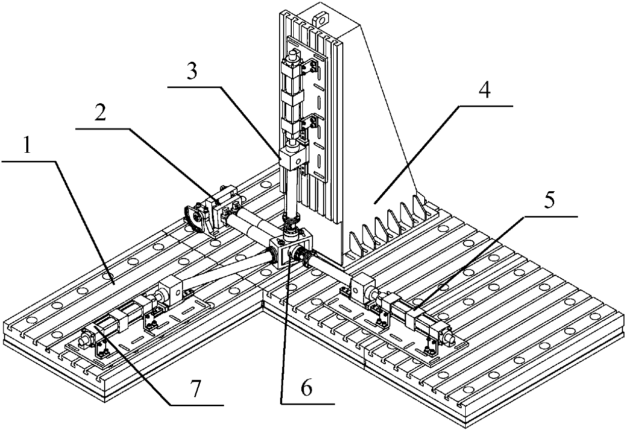 High-speed train shock absorber universal test bench