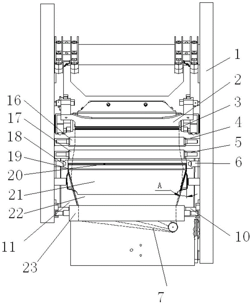 High-speed cotton type comber cotton web transmission protection device