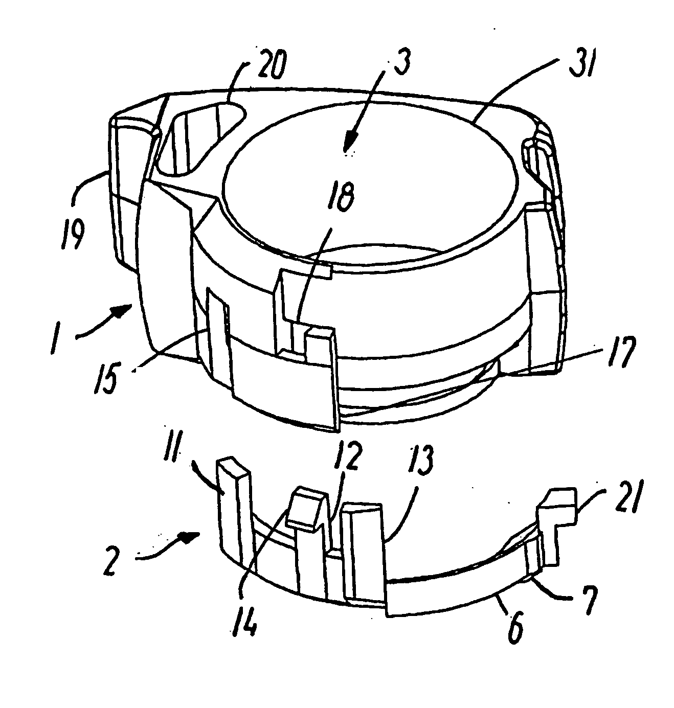 Battery compartment for a hearing aid