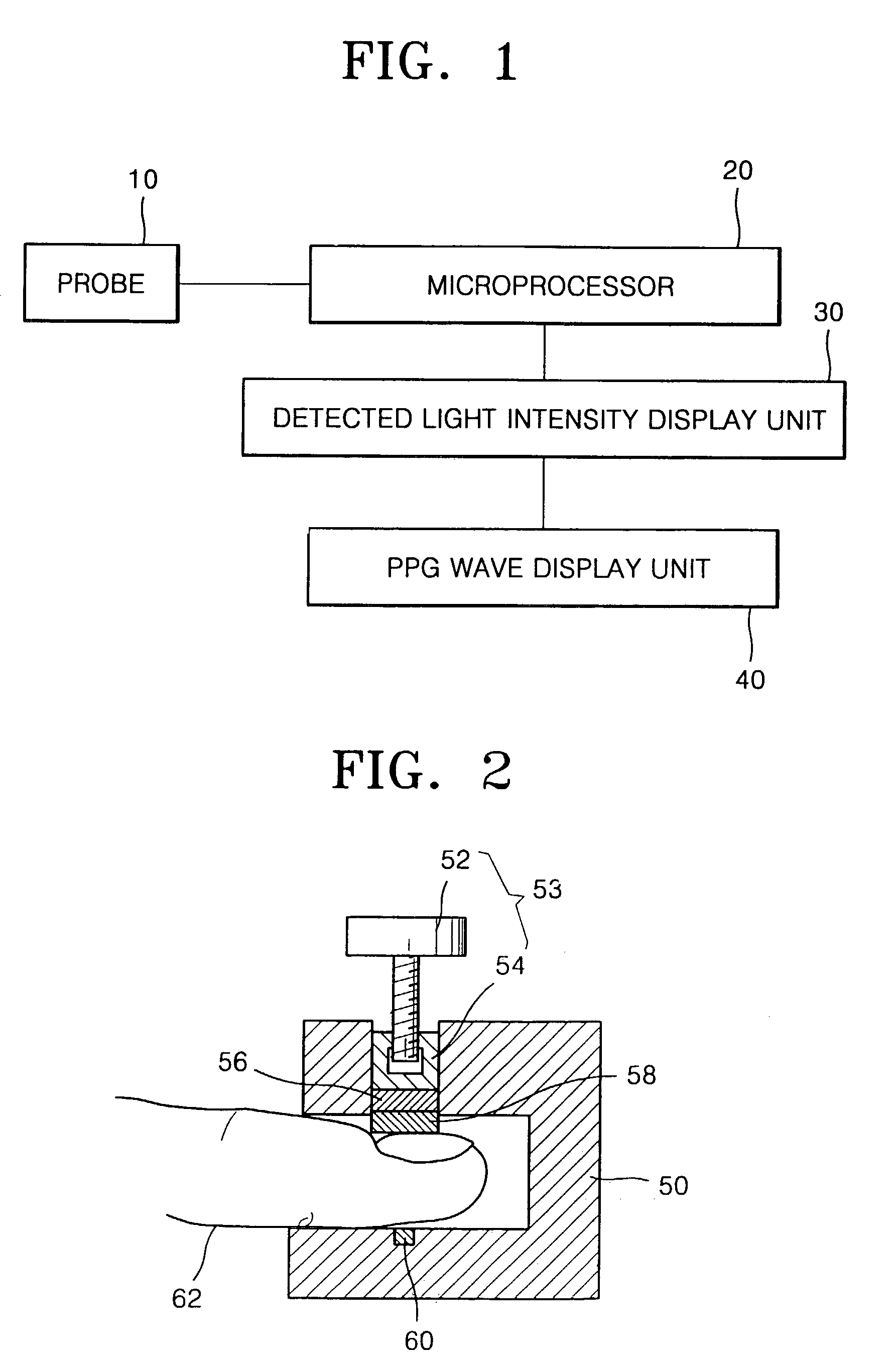 Probe for use in measuring a biological signal and biological signal measuring system incorporating the probe