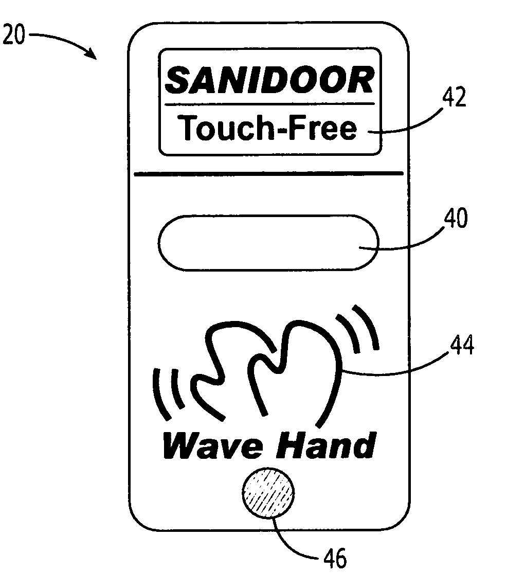 Hands-free door opener and method