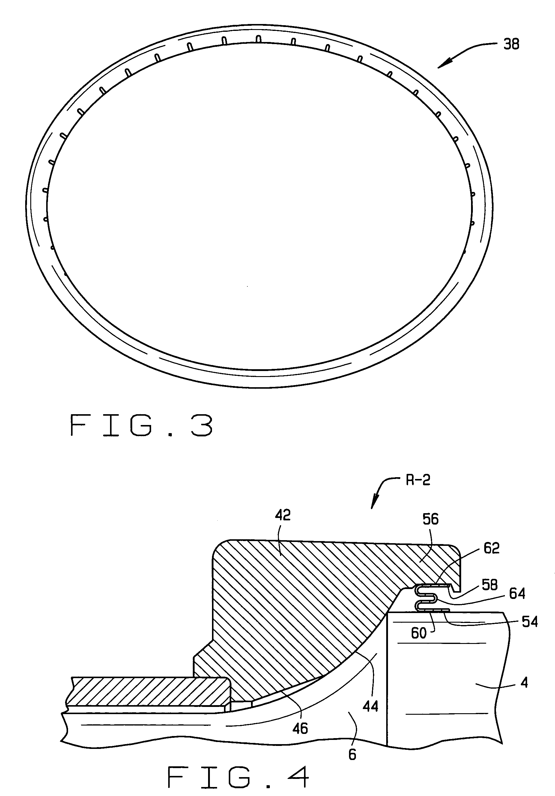 Backing ring for railcar axle