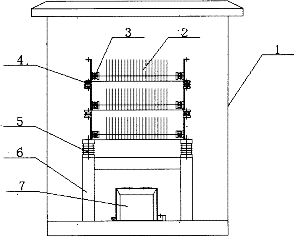 Neutral-point grounding resistance cabinet