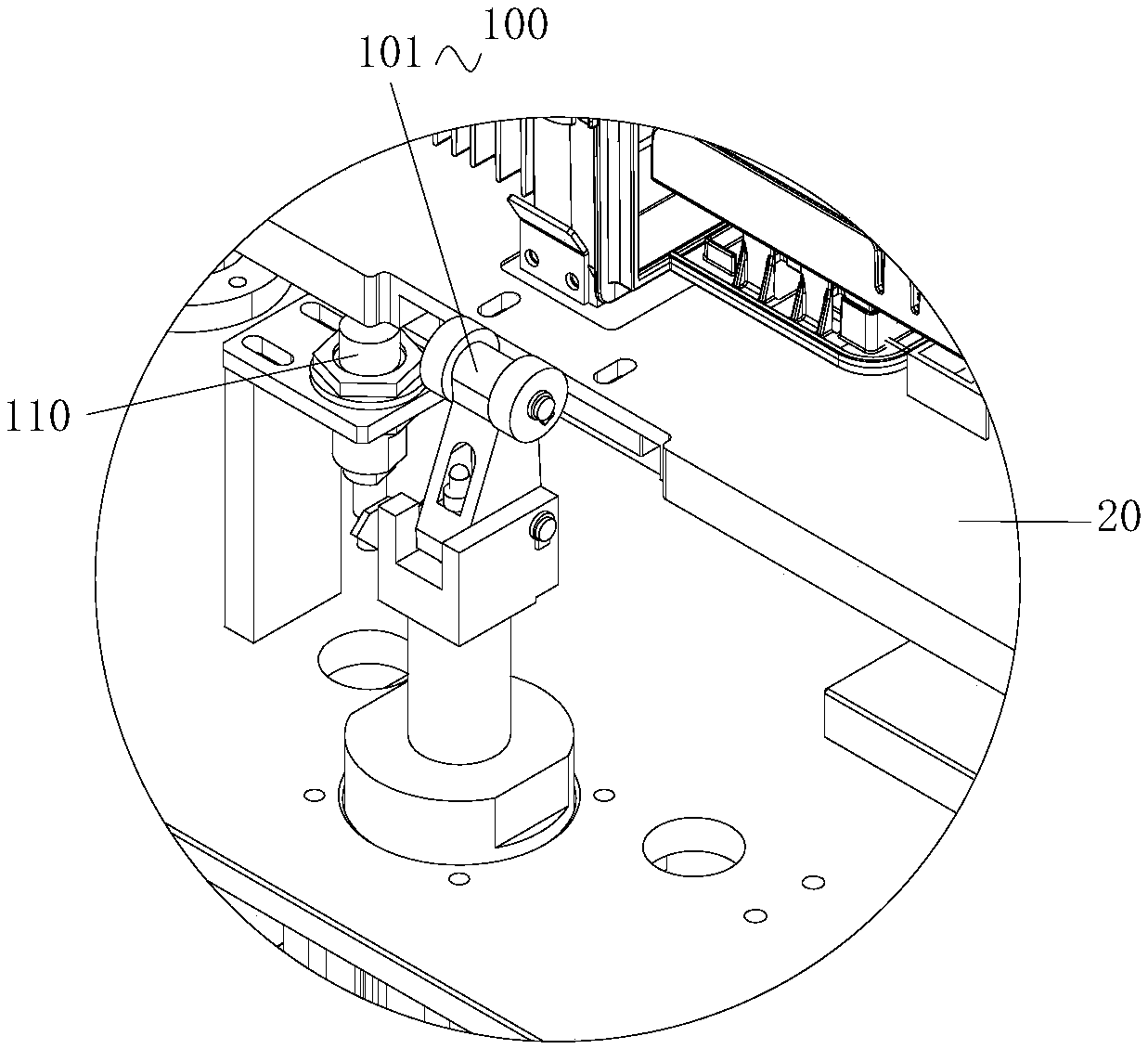 Thermal grease coating device