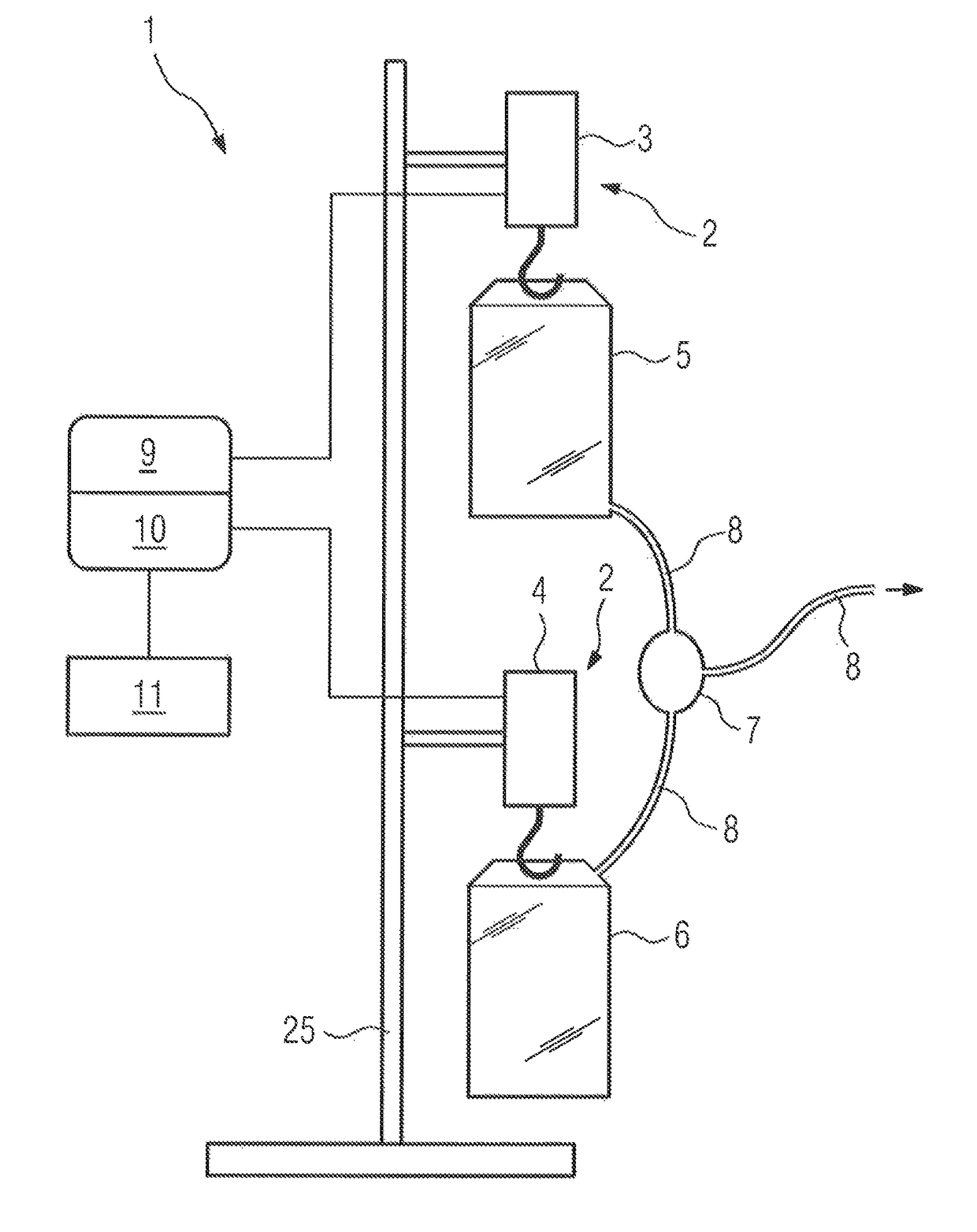 Sensor system for detection of phases and/or phase transitions in peritoneal dialysis treatments