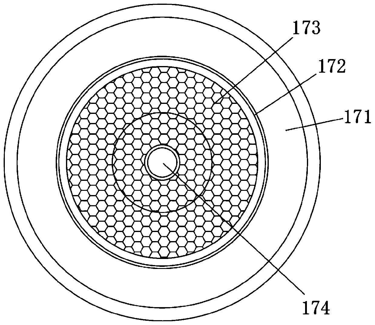 Feeding mechanism for sludge granulating and drying machine