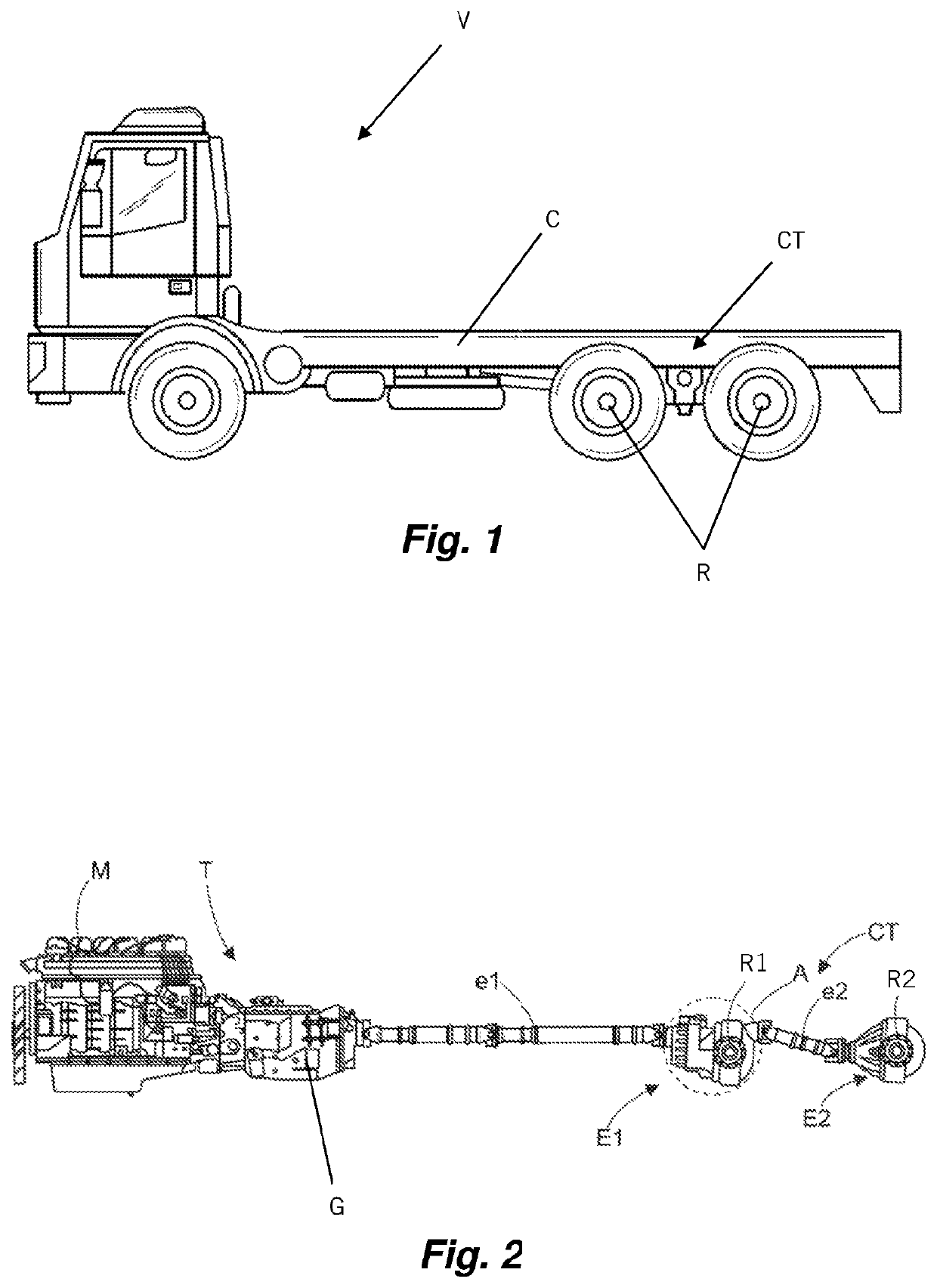 Power transmission assembly for tandem axles