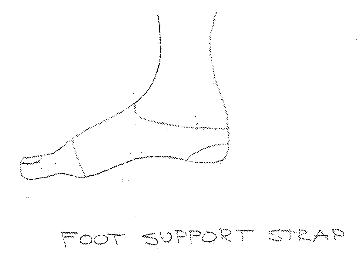 Foot support strap