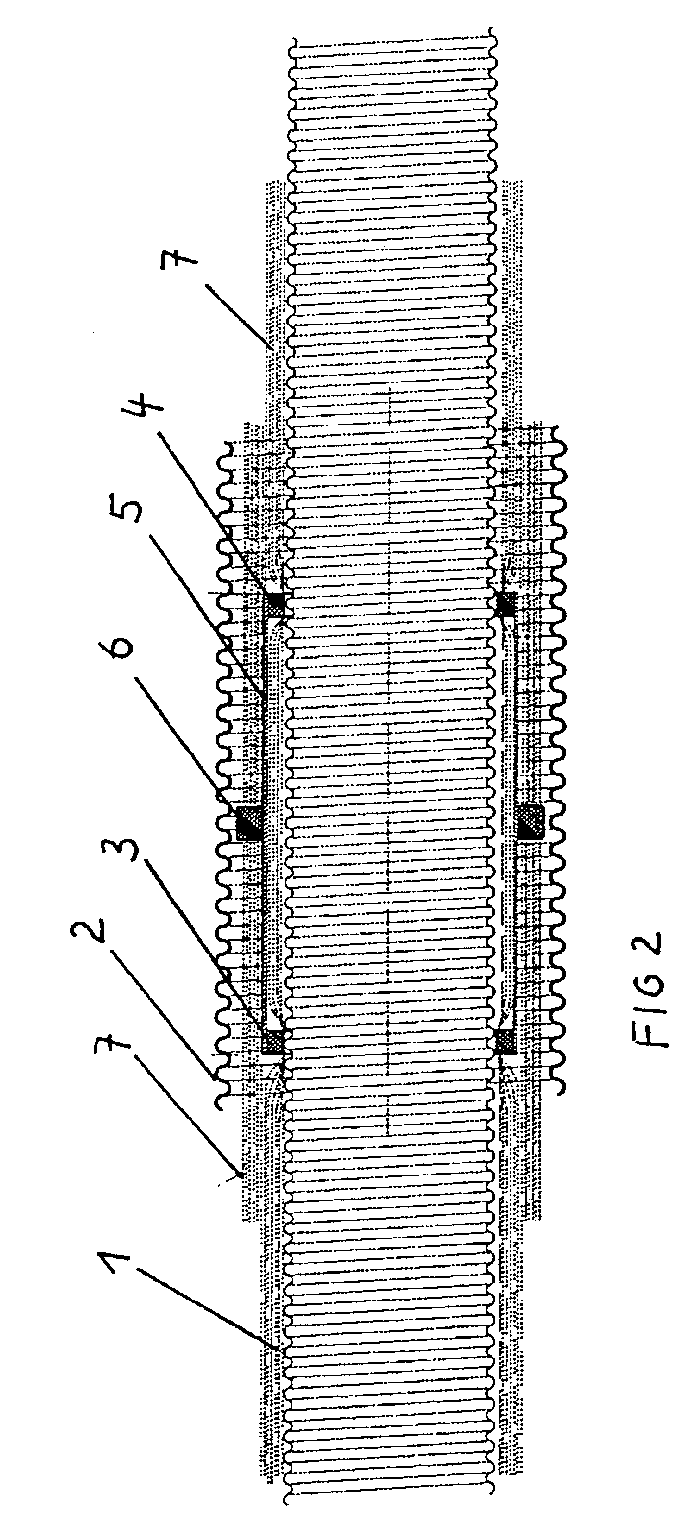 Spacer for a long substrate