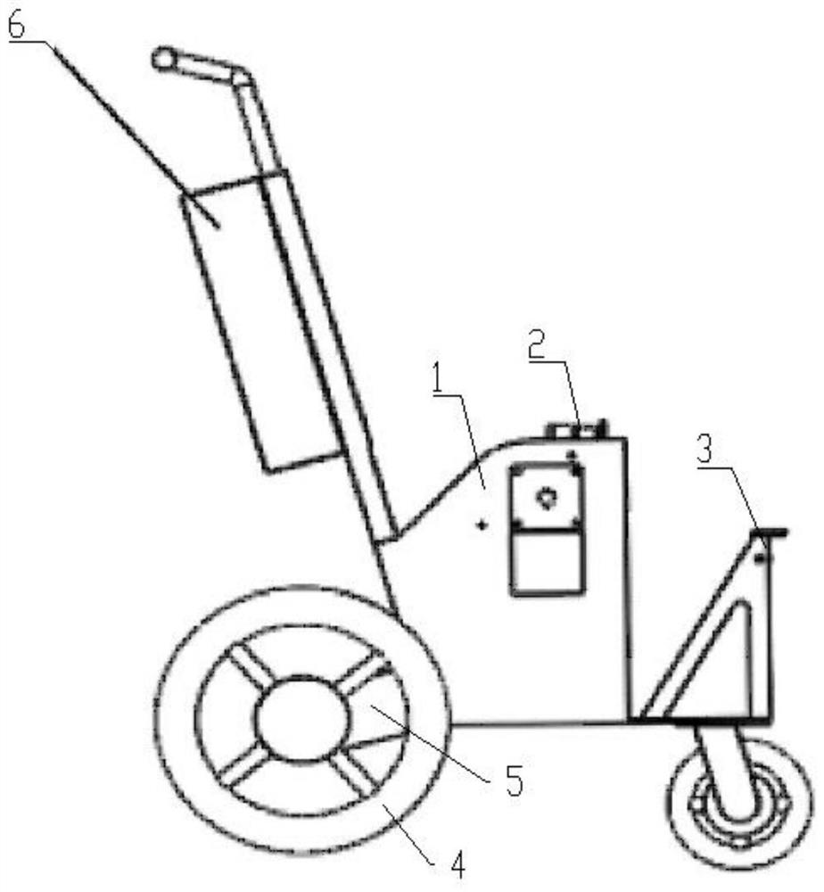 Electric trolley capable of automatically winding and unwinding water hose and application method of electric trolley