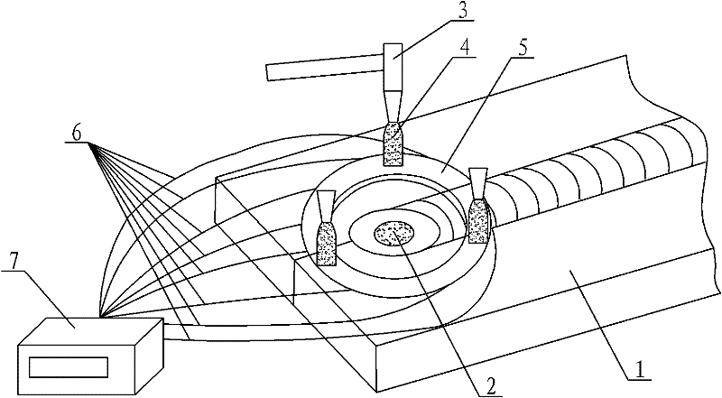 Electric arc preheating repair welding method for stir friction plug