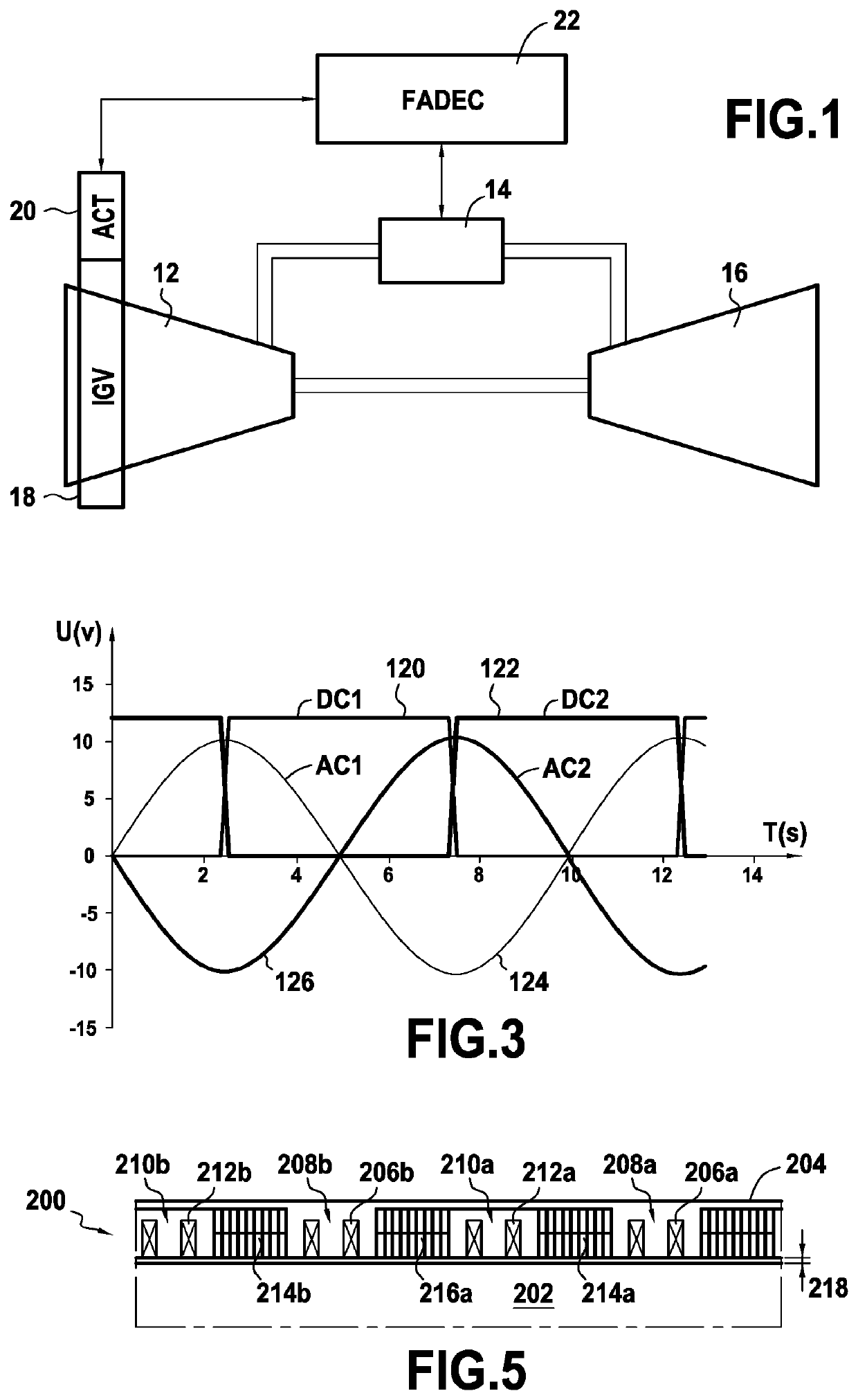 Device for controlling inlet guide vanes by means of a multilayer piezoelectric actuator