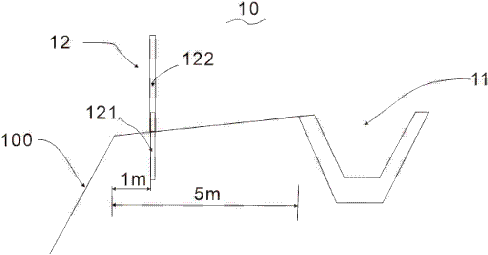 Anchor foundation pit drainage system and construction method thereof