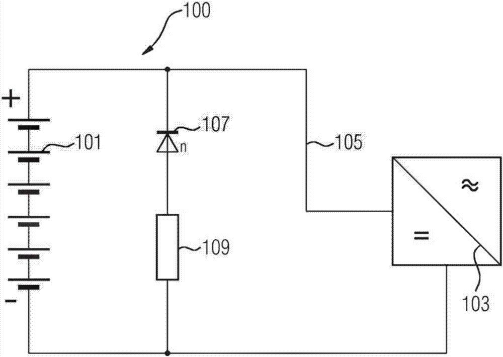 Accumulator system for accumulating electrical energy