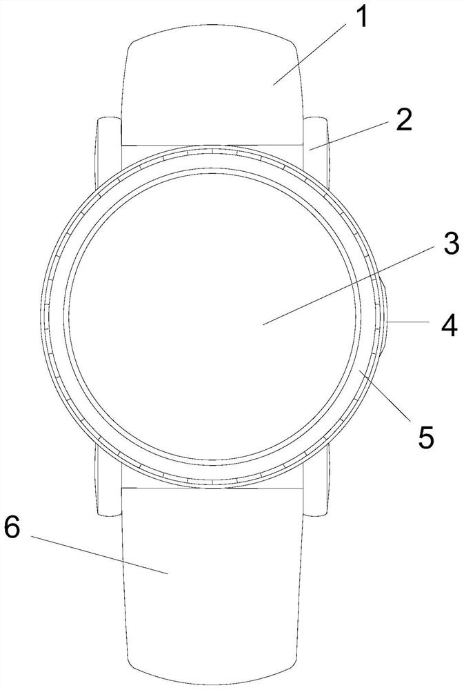 A smart wearable device and its screen holding device