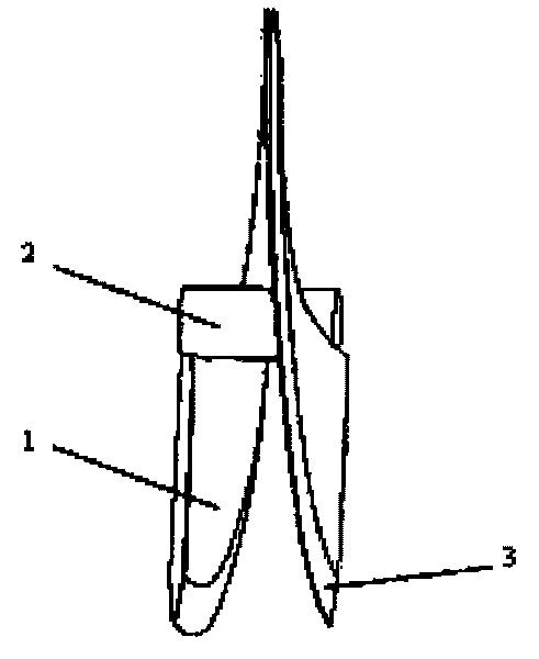 Helical ridge cleaning device