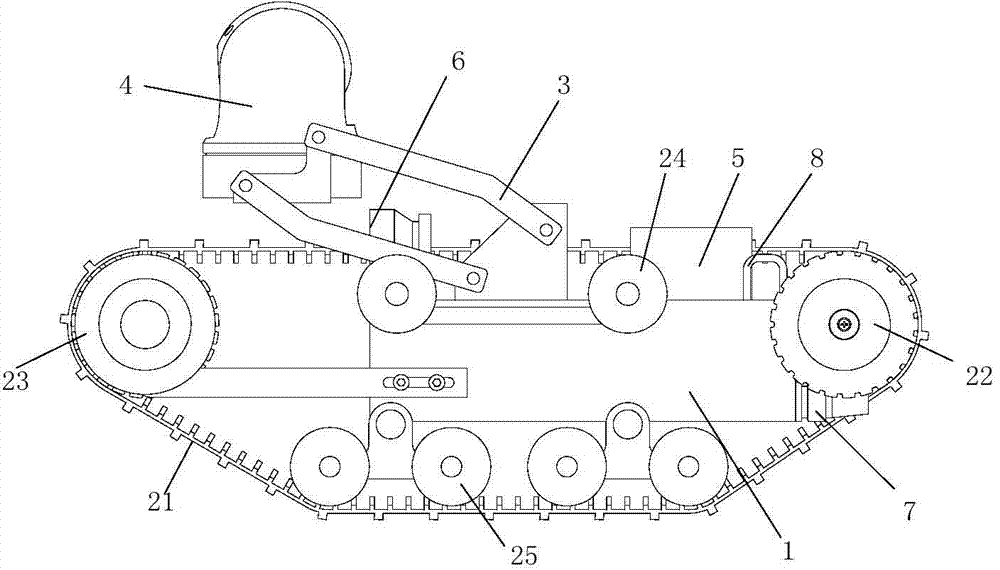 Pipeline ditch detecting robot and system thereof