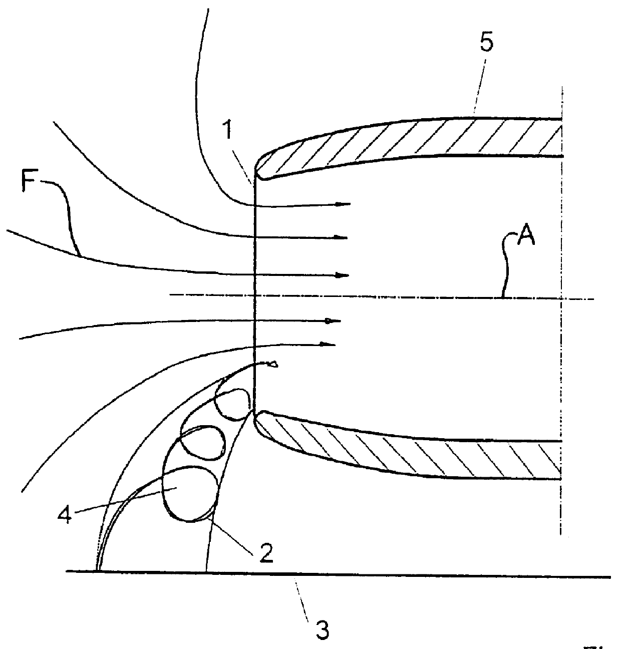 Method and apparatus for stabilizing an intake air flow of a ground-based turbine engine
