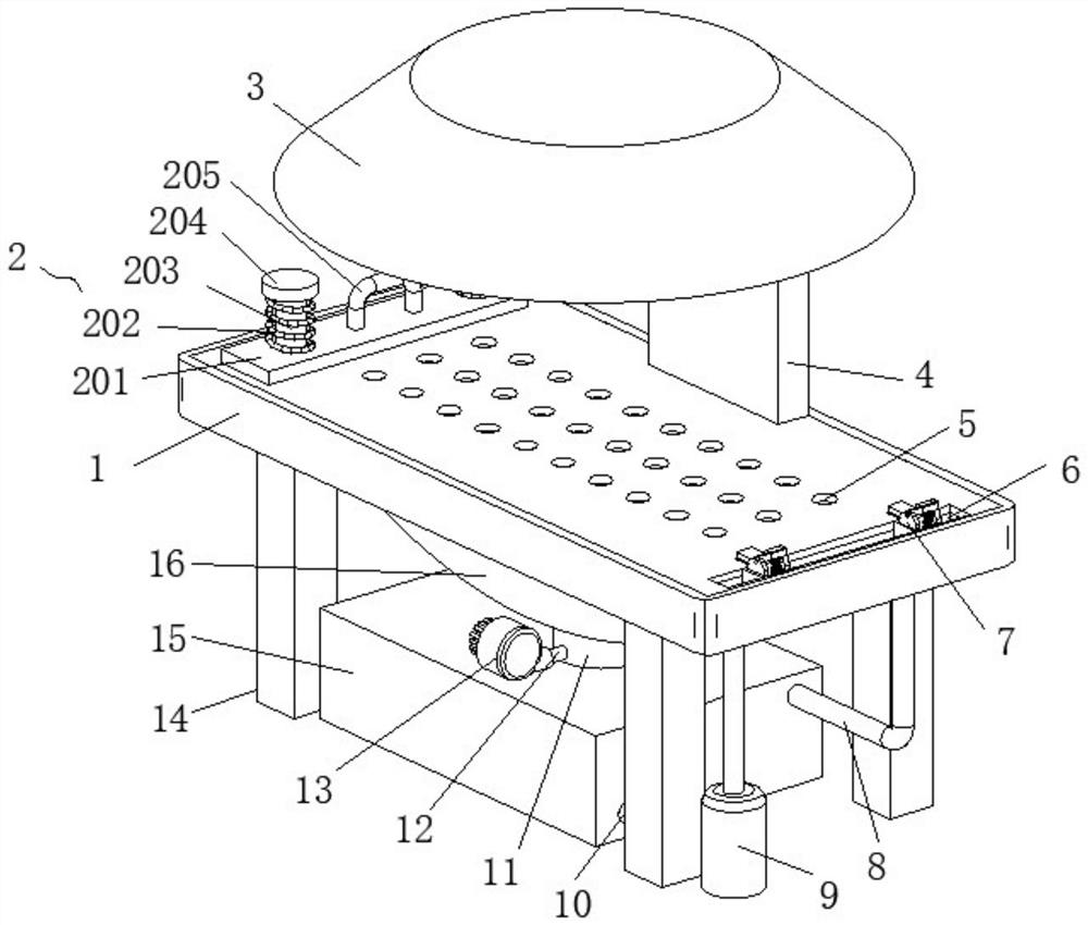 Rapid cooling and ironing workbench for garment processing