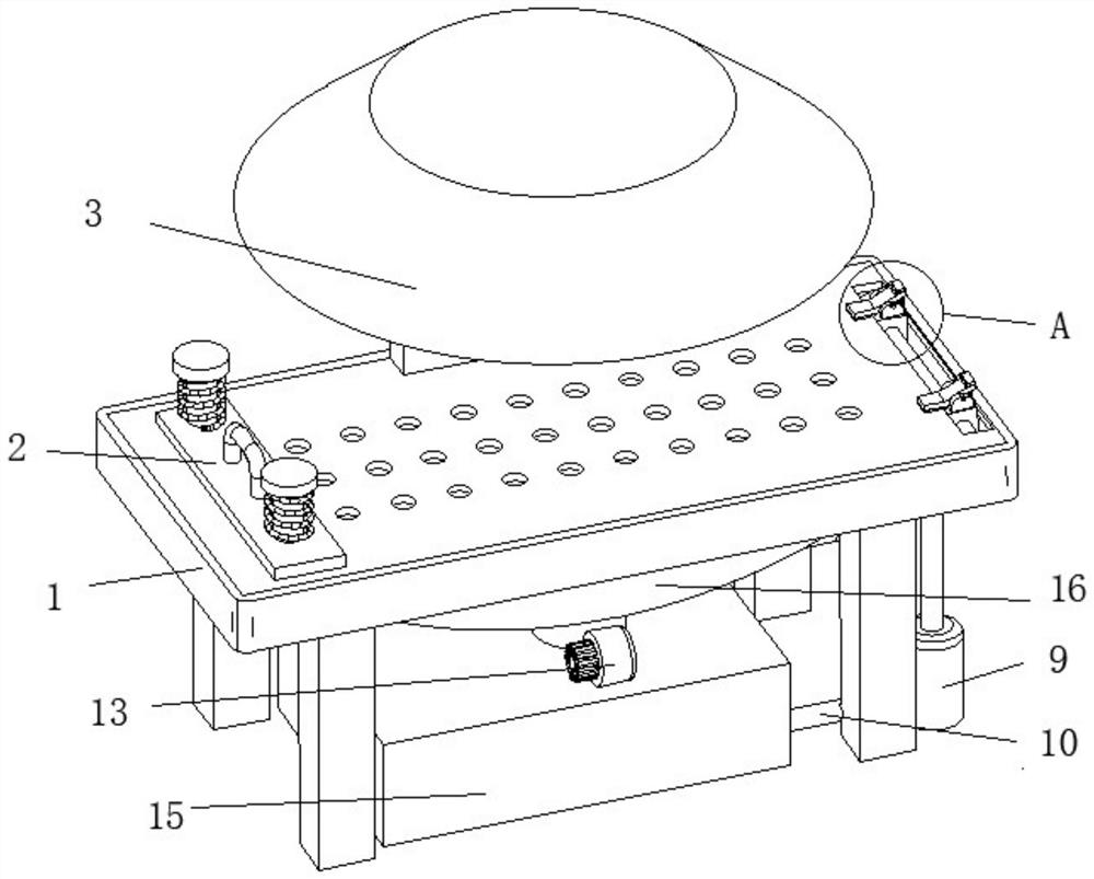 Rapid cooling and ironing workbench for garment processing