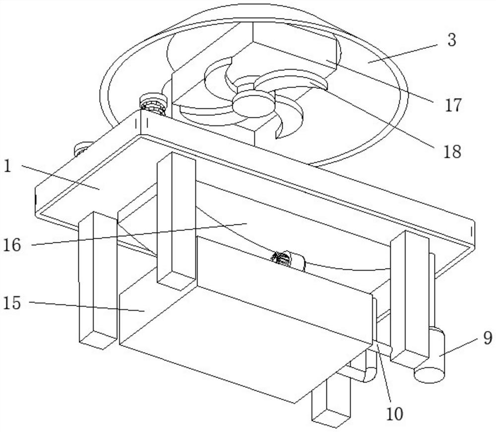 Rapid cooling and ironing workbench for garment processing