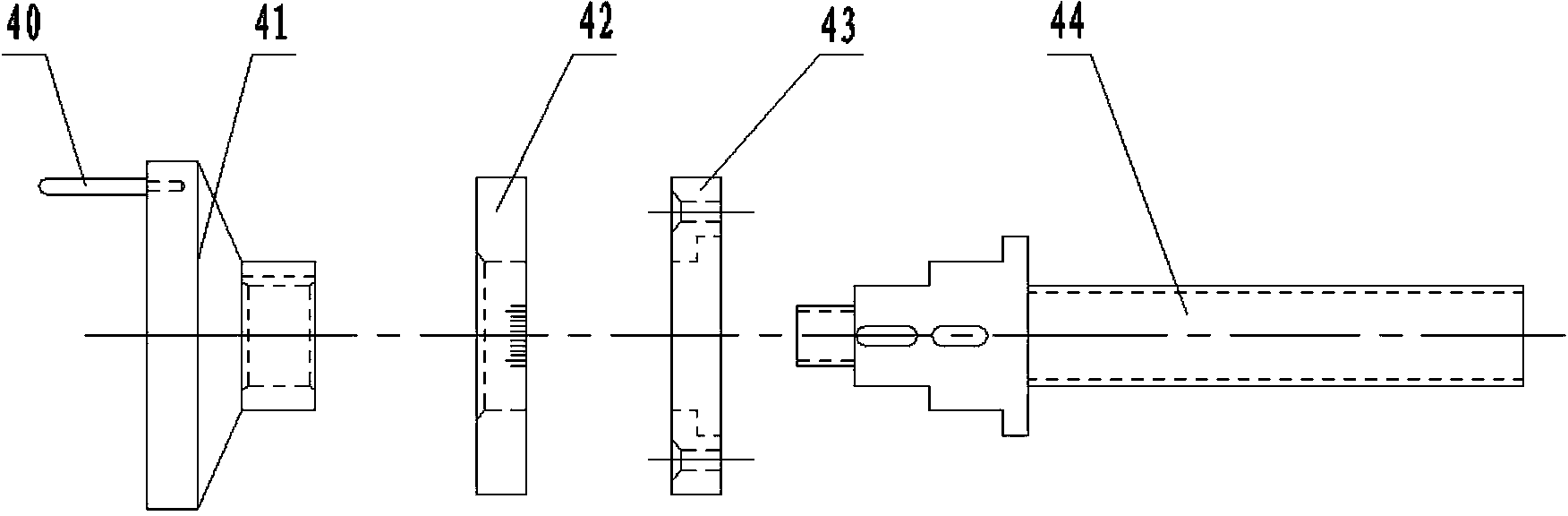 Ultrasonic vibration three-point bending test device suitable for observing crisp and hard material on line