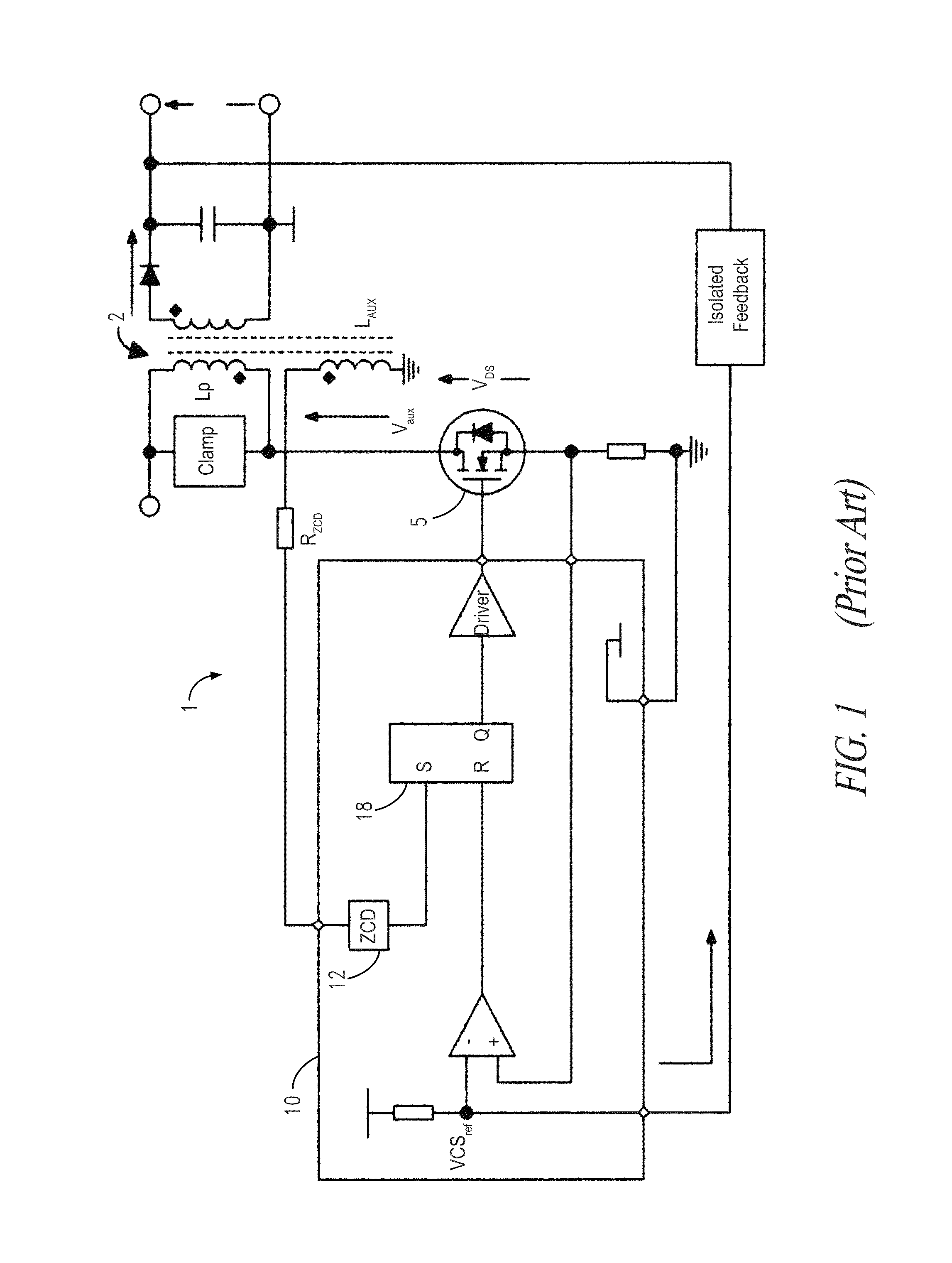Method and circuit for controlling a switching regulator