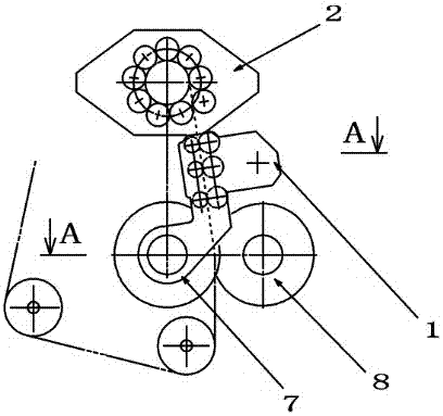 Corrugated interlocking armoring machine roller shaping guide belt mechanism