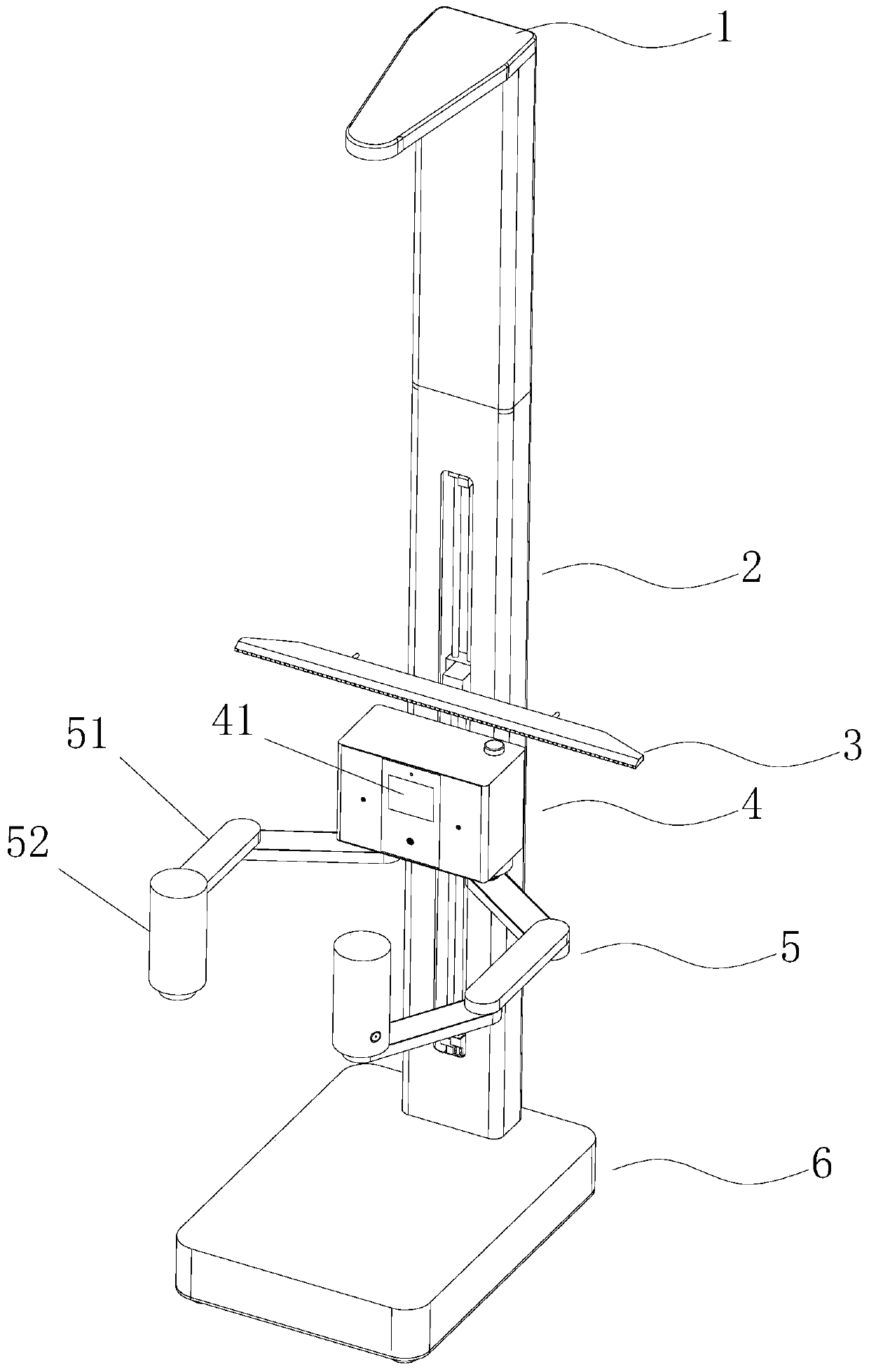 Intelligent protective temperature-measuring lifting sterilizer