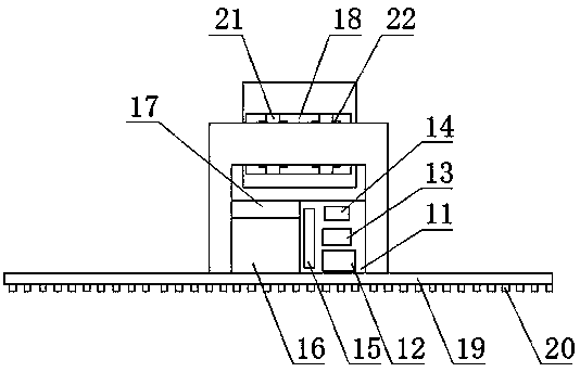 Greenhouse irrigation device for agricultural planting