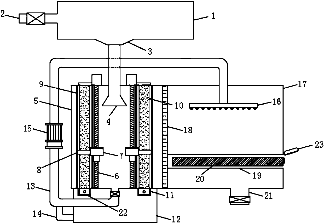 Industrial sewage treatment device