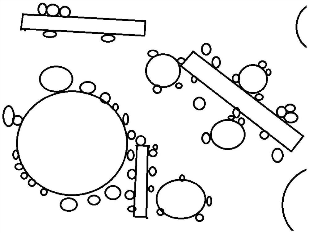 Calcium phosphate-based cement potting material and preparation method thereof