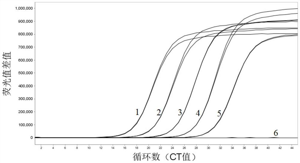 Fluorescent quantitative PCR reaction system, PCR reaction kit and nucleic acid quantitative detection method