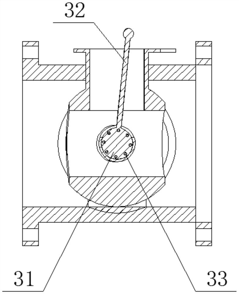 Novel ball valve structure